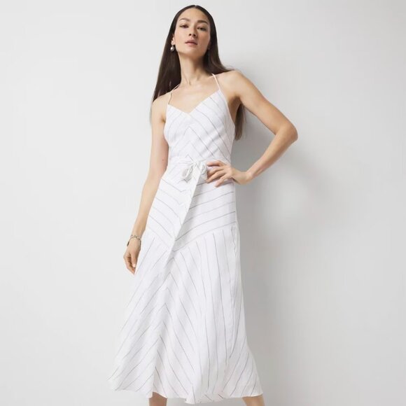 WHBM Tie-Waist Halter Dress - Picture 1 of 5